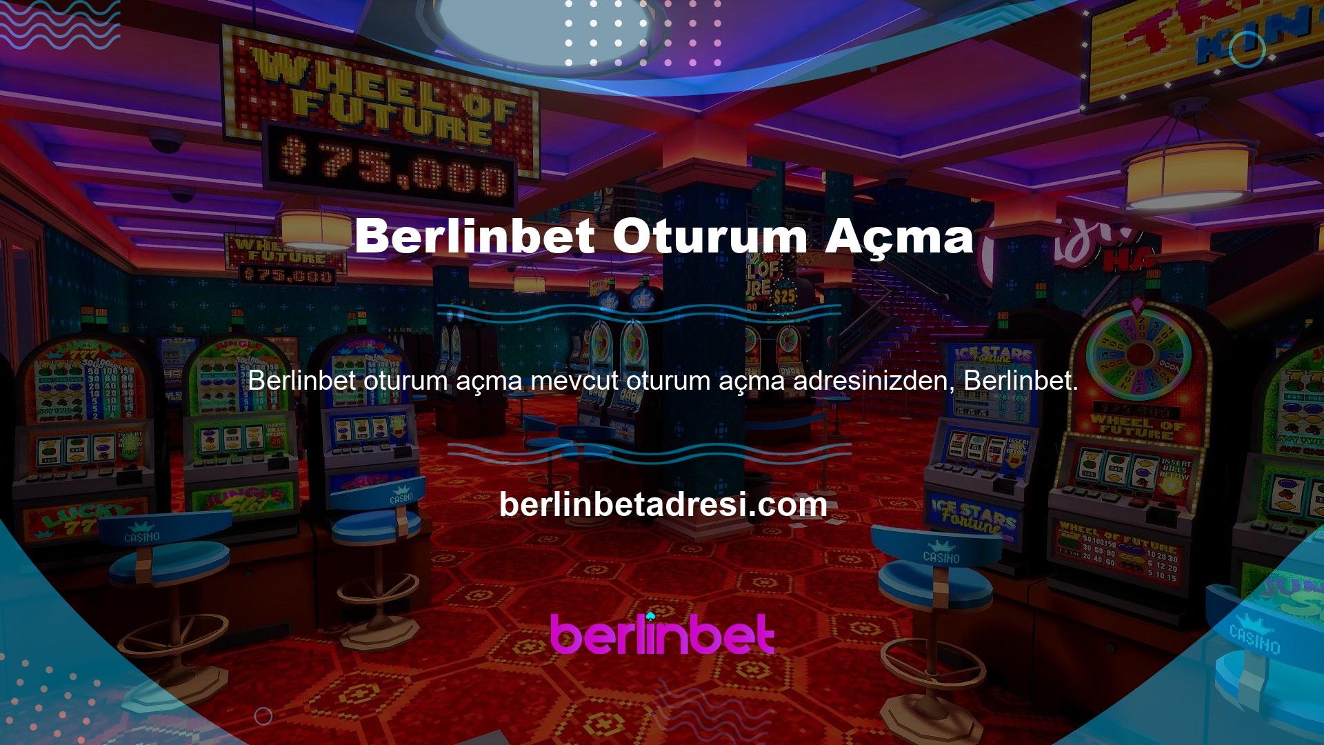 com ve web sitemizdeki bir düğmeden en son Berlinbet giriş adresine erişebilirsiniz